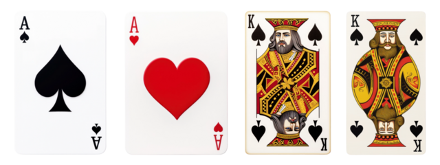 Playing card png on transparent background