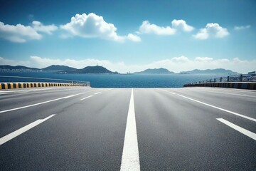 Fototapeta premium road to the sea