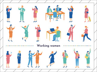 働く女性　ビジネスシーン素材集 © kid_a