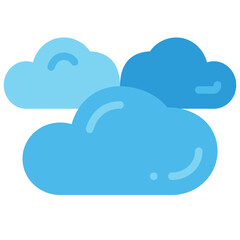 cloudy flat icon