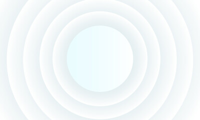 Obraz premium abstract white circle layers