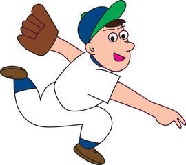 野球のピッチャー
