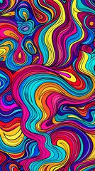 Obraz premium Hypnotic phone background, the wonder of staring at it, which can be used in a variety of graphic designs.