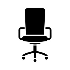 Office Chair silhouette vector illustration