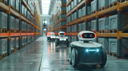 Autonomous Robotic Assistants Efficiently Manage High Tech Warehouse with Innovative Technology Concepts