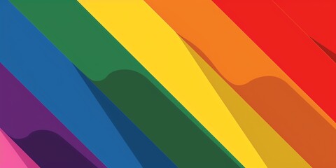 Vibrant rainbow stripes background.