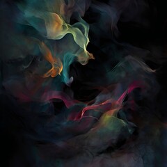 Fototapeta premium Colored abstract smoke background