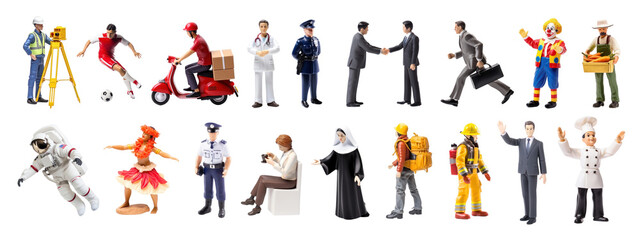 Miniature people set