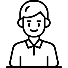 Obraz premium Office Man icon