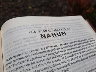 Fototapeta premium close up photo of a Bible page