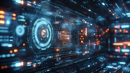 Obraz premium Automation business process innovation technology concept on virtual screen 