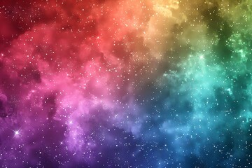 Fototapeta premium Cosmic Storm Raging In The Depths Of Space