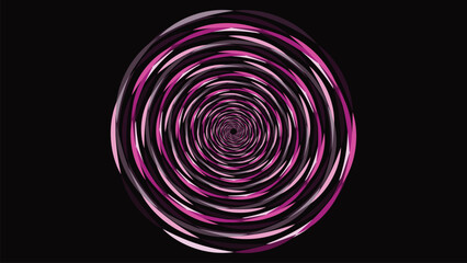 Abstract vortex style round spinning creative big data minimalist background.