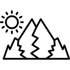 Mountain icon
