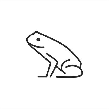 recommend clip art: Frog icon. Simple frog icon perfect for educational content, web design, and social media applications. Vector illustration