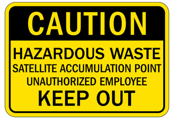 Unauthorized person keep out sign