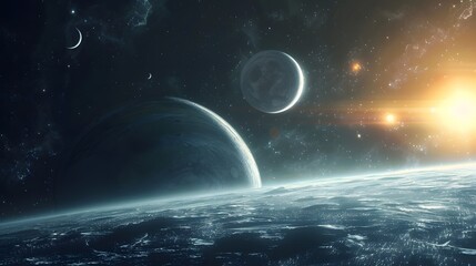 Fototapeta premium Solar Eclipse 