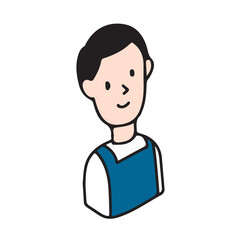 職業イラストアイコン　保育士・介護士・サービス業