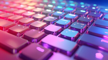 led multi shade light keyboard