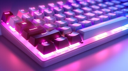 led multi shade light keyboard