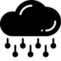 rainy solid icon