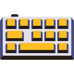 Gaming Keyboard  Illustration