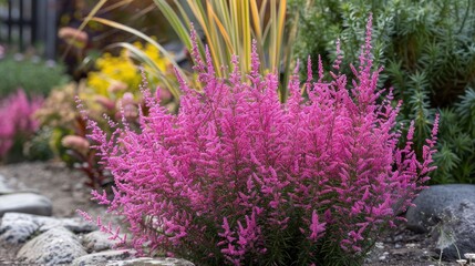 Obraz premium Attractive pink Calluna