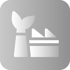 Factory class development, vector icon
