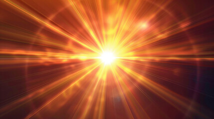Obraz premium glowing light burst Realistic sun rays. colorful sun ray glow abstract shine light effect starburst sbeam sunshine glowing. Special lens flash, light effect. The flash flashes rays and searchlight.