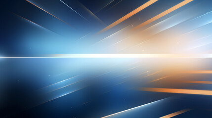 Naklejka premium Abstract Blue minimalist and simple geometric square line shape gradient Futuristic Background.
