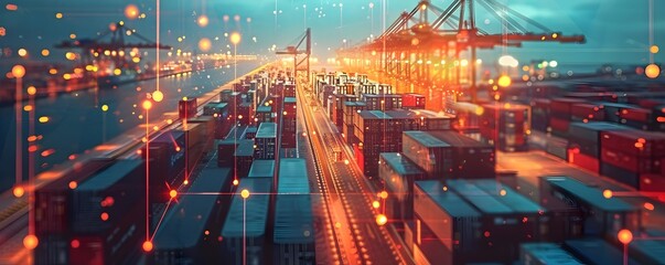 Interconnected IoT Enabled Supply Chain Network with Real Time Tracking and Digital Communication for Streamlined Global Trade and Logistics