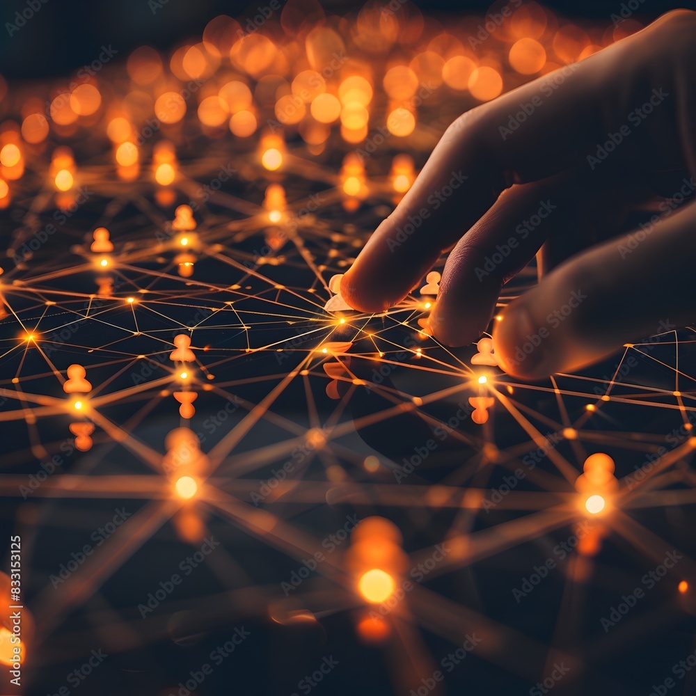 Poster dynamic global business networking platform powering digital connectivity and