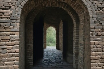 Obraz premium old stone arch