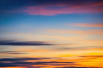 Fototapeta premium sunset in the sky