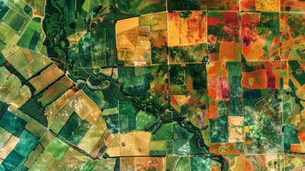 Satellite imagery analysis for crop health global view on local farming precision from space