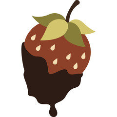 Strawberry Chocolate Illustration
