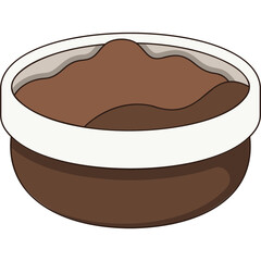 Chocolate Powder Sticker
