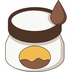 Chocolate Body Lotion Sticker
