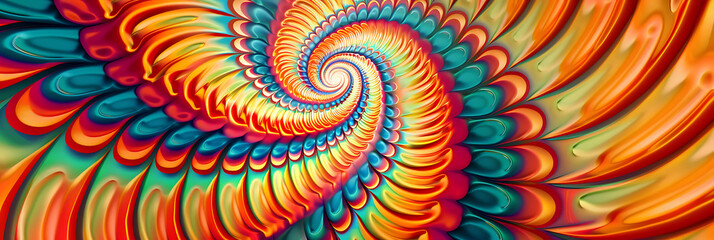 Hypnotic panorama wallpaper, the wonder of staring at it, which can be used in a variety of graphic designs