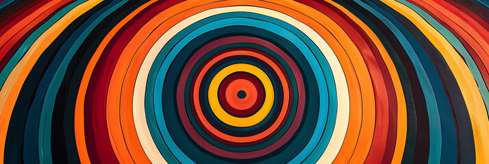 Hypnotic panorama wallpaper, the wonder of staring at it, which can be used in a variety of graphic designs