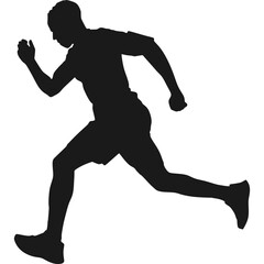 Runnning Silhouette