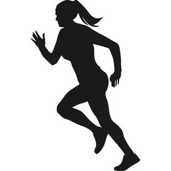 Runnning Silhouette