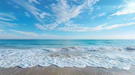 quiet beach waves img