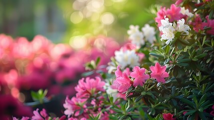 garden spring trees image