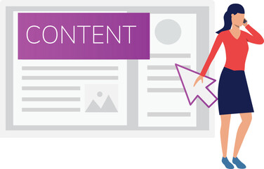 The girl is talking on the mobile phone.