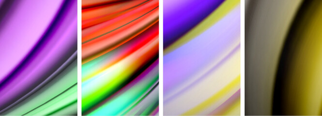 Blurred color line backgrounds. Vector Illustration For Wallpaper, Banner, Background, Card, Book Illustration, landing page