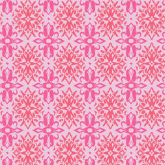 Elegant decorative floral pattern vector design. Colorful floral pattern suitable for background, texture, fabric, wrapping, textile, clothing, print or others.