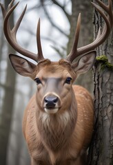 Fototapeta premium deer in the forest