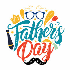 Happy Father's day typography t-shirt design