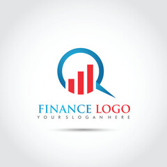 Finance Logo Template. Vector Illustrator